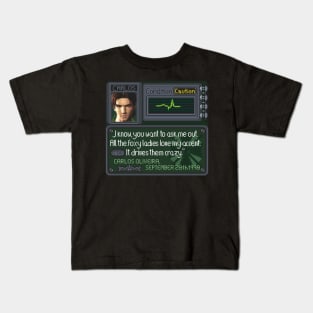 Resident Evil Carlos Pixel Art Kids T-Shirt